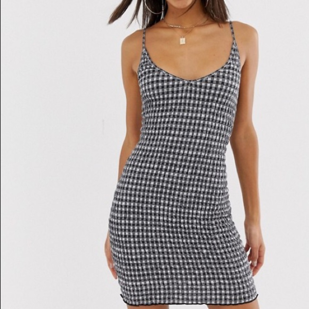 ASOS gingham mini dress